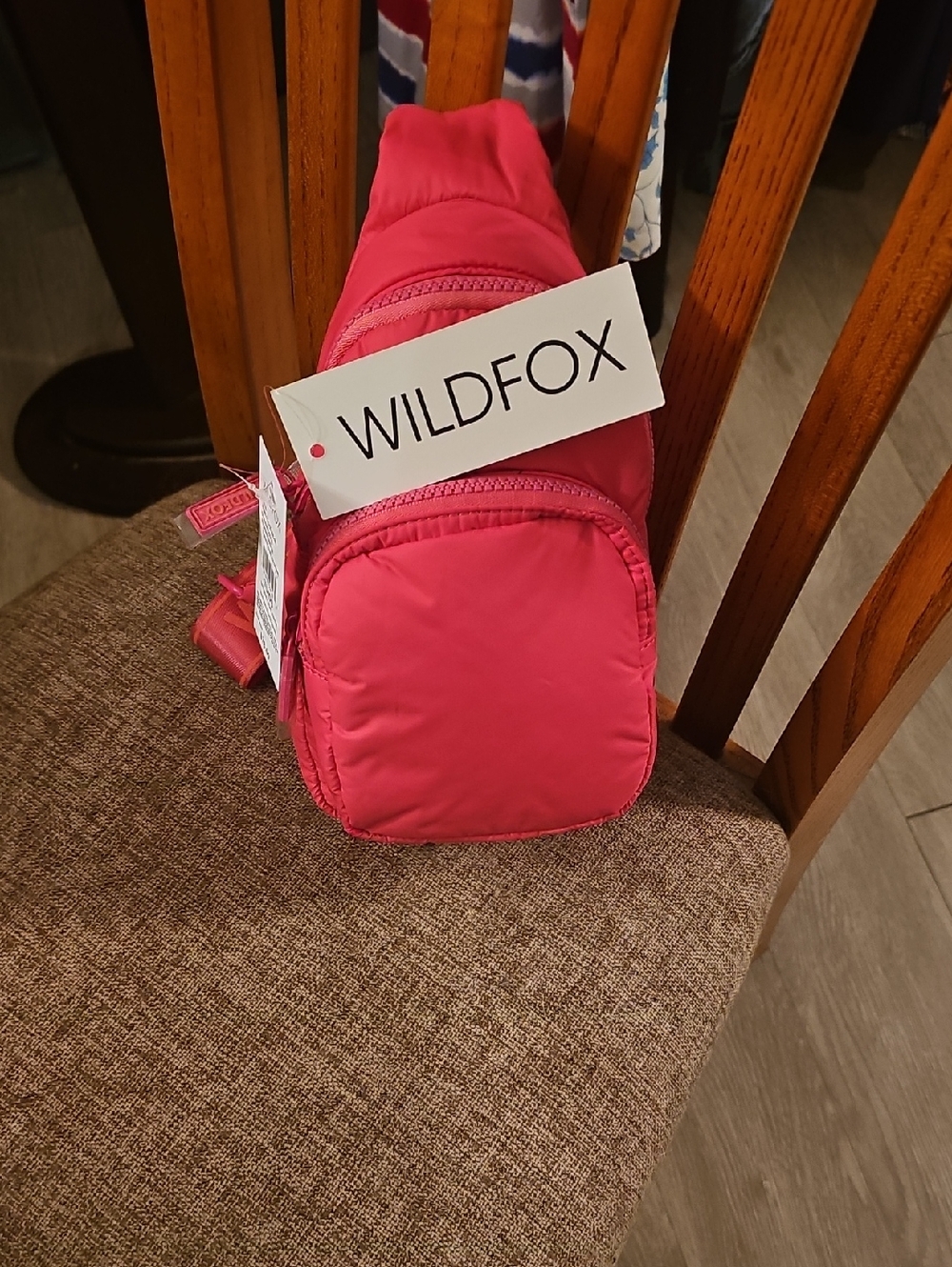 Wildfox Hot Pink Mini Sling Backpack